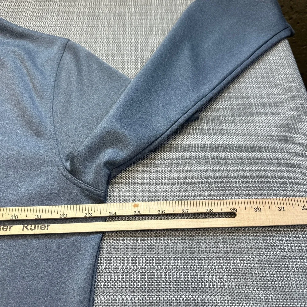 Hickey‎ Freeman Quarter Zip Pullover Mens Large Gray Stretch Performance